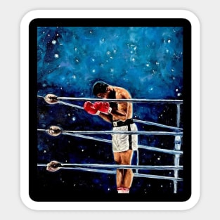 Muhammad Ali Brush Sticker